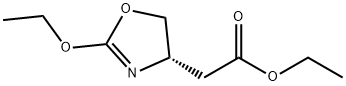 4-Oxazoleaceticacid,2-ethoxy-4,5-dihydro-,ethylester,(S)-(9CI) Structure