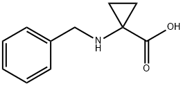 Cyclopropanecarboxylic acid, 1-[(phenylmethyl)amino]- (9CI) 结构式