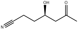 Heptanenitrile, 4-hydroxy-6-oxo-, (R)- (9CI) Structure