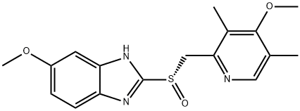  エソメプラゾール 化学構造式