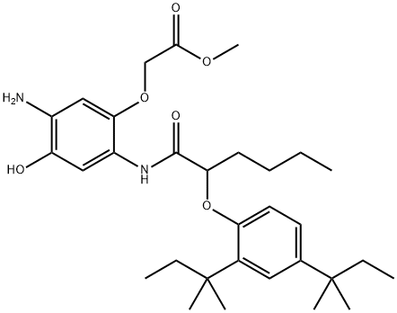 119142-67-5 [5-Amino-2-[2-(2,4-di-tert-pentylphenoxy)hexanoylamino]-4-hydroxyphenoxy]acetic acid methyl ester