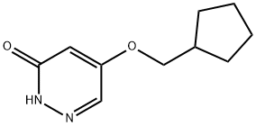 5-(cyclopentylmethoxy)pyridazin-3(2H)-one Struktur