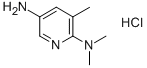 5-AMINO-2-DIMETHYLAMINO-3-PICOLINE HYDROCHLORIDE,119151-77-8,结构式