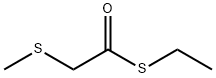 1-ethylsulfanyl-2-methylsulfanyl-ethanone 化学構造式