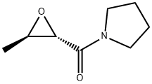 Pyrrolidine, 1-[(3-methyloxiranyl)carbonyl]-, trans- (9CI) 结构式