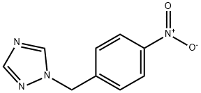 1-(4-Nitrophenyl)methyl-1,2,4-triazole Struktur