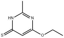 4(1H)-Pyrimidinethione, 6-ethoxy-2-methyl- (9CI) 化学構造式