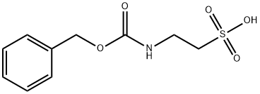 2-CBZ-AMINO-ETHANESULFONIC ACID 化学構造式