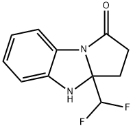 3a-(DifluoroMethyl)-2,3,3a,4-tetrahydro-1H-benzo[d]pyrrolo[1,2-a]iMidazol-1-one Struktur