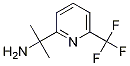 2-(6-(トリフルオロメチル)ピリジン-2-イル)プロパン-2-アミン 化学構造式