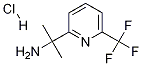 2-(6-(三氟甲基)吡啶-2-基)丙-2-胺盐酸盐 结构式