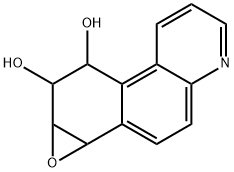 BENZO(F)QUINOLINE-9,10-DIOL-7,8-EPOXIDE Structure