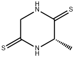 2,5-Piperazinedithione,  3-methyl-,  (S)-  (9CI),119260-31-0,结构式