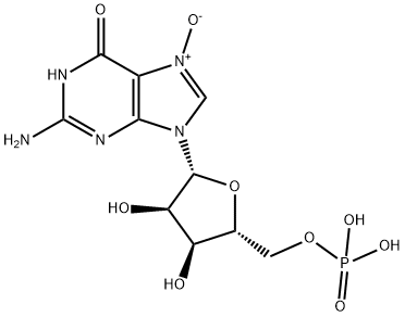 7-hydroxyguanosine 5'-monophosphate Struktur