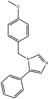 1H-IMidazole, 1-[(4-Methoxyphenyl)Methyl]-5-phenyl- Struktur