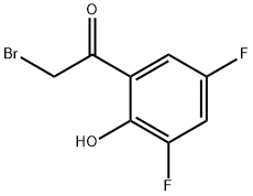 2-Bromo-3',5'-difluoro-2'-hydroxyacetophenone, 2-Bromo-1-(3,5-difluoro-2-hydroxyphenyl)ethan-1-one, 2-(Bromoacetyl)-4,6-difluorophenol|2-溴-1-(3,5-二氟-2-羟基苯基)乙-1-酮