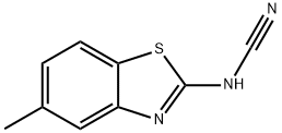 Cyanamide, (5-methyl-2-benzothiazolyl)- (9CI) 结构式