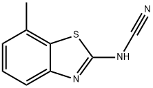Cyanamide, (7-methyl-2-benzothiazolyl)- (9CI) 结构式