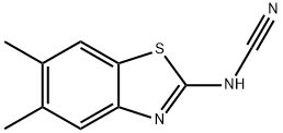 Cyanamide, (5,6-dimethyl-2-benzothiazolyl)- (9CI),119283-93-1,结构式