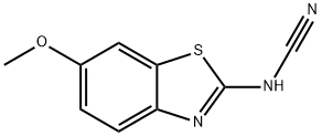 Cyanamide, (6-methoxy-2-benzothiazolyl)- (9CI),119283-94-2,结构式