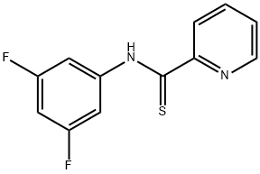 N-(3,5-difluorophenyl)-2-pyridinecarbothioamide Struktur