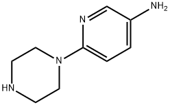 6-(哌嗪-1-基)吡啶-3-胺 结构式