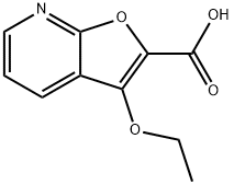 Furo[2,3-b]pyridine-2-carboxylic acid, 3-ethoxy- (9CI) 结构式