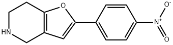 2-(4-Nitrophenyl)-4H,5H,6H,7H-furo[3,2-c]pyridine Struktur