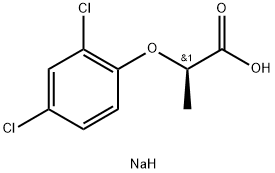 sodium (R)-2-(2,4-dichlorophenoxy)propionate Struktur