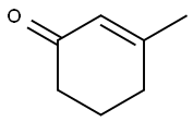3-甲基-2-环己烯-1-酮 结构式