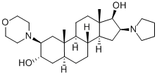 (2b,3a,5a,16b,17b)-2-(4-Morpholinyl)-16-(1-pyrrolidinyl)androstane-3,17-diol