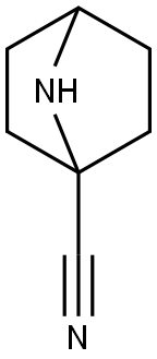 7-Azabicyclo[2.2.1]heptane-1-carbonitrile Struktur