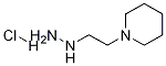 1-(2-(piperidin-1-yl)ethyl)hydrazine hydrochloride 结构式