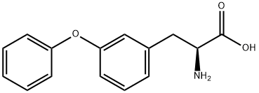 3-苯氧基-DL-苯丙氨酸, 119349-57-4, 结构式