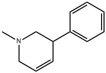 1-methyl-3-phenyl-1,2,3,6-tetrahydropyridine Structure