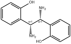 (S,S)-1,2-双(2-羟基苯基)亚乙基二胺, 119386-71-9, 结构式