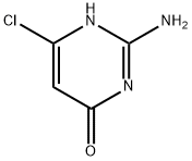 2-氨基-6-氯-4-羟基嘧啶,1194-21-4,结构式
