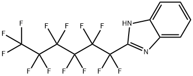 2-(PERFLUOROHEXYL)BENZIMIDAZOLE 结构式