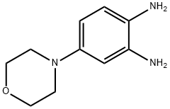 4-MORPHOLINOBENZENE-1,2-DIAMINE 结构式