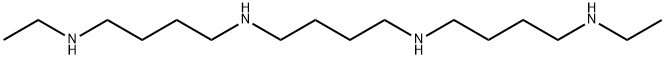 N,N'-ビス[4-(エチルアミノ)ブチル]-1,4-ブタンジアミン 化学構造式