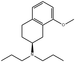 (S)-8-METHOXY-N,N-DIPROPYL-1,2,3,4-TETRAHYDRONAPHTHALEN-2-AMINE 化学構造式