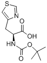 (S)-N-BOC-4-チアゾイルアラニン 化学構造式