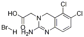 2-AMino-5,6-dichloro-3(4H)-quinazoline Acetic Acid HydrobroMide 
(Anagrelide IMpurity B),1194434-39-3,结构式
