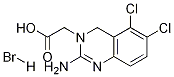 2-AMino-5,6-dichloro-3(4H)-quinazoline Acetic Acid HydrobroMide 
(Anagrelide IMpurity B) Structure