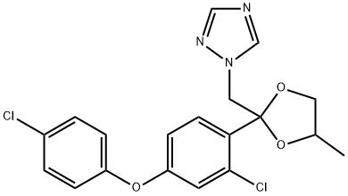 苯醚甲环唑 结构式