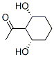 Ethanone, 1-(2,6-dihydroxycyclohexyl)-, (2alpha,6alpha)- (9CI) Structure