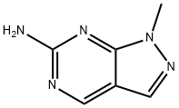 1-Methyl-1H-pyrazolo[3,4-d]pyrimidin-6-amine Struktur