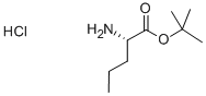 L-Norvaline tert-butyl ester hydrochloride Structure