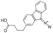 9-diazofluorene-2-butyric acid Structure