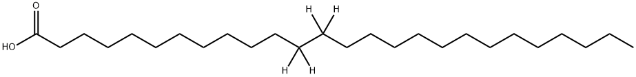 Hexacosanoic--d4 Acid Struktur